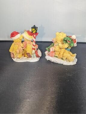 Ceramic Christmas teddy bears